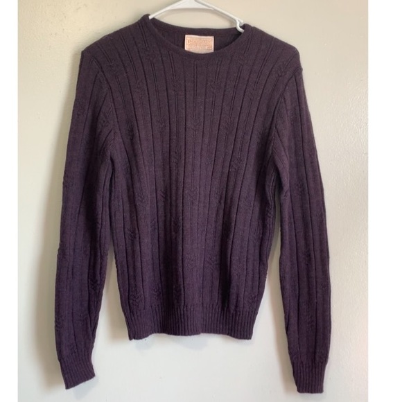 Pendleton Sweaters - Pendleton Purple Wool Crew Neck Sweater Large Women